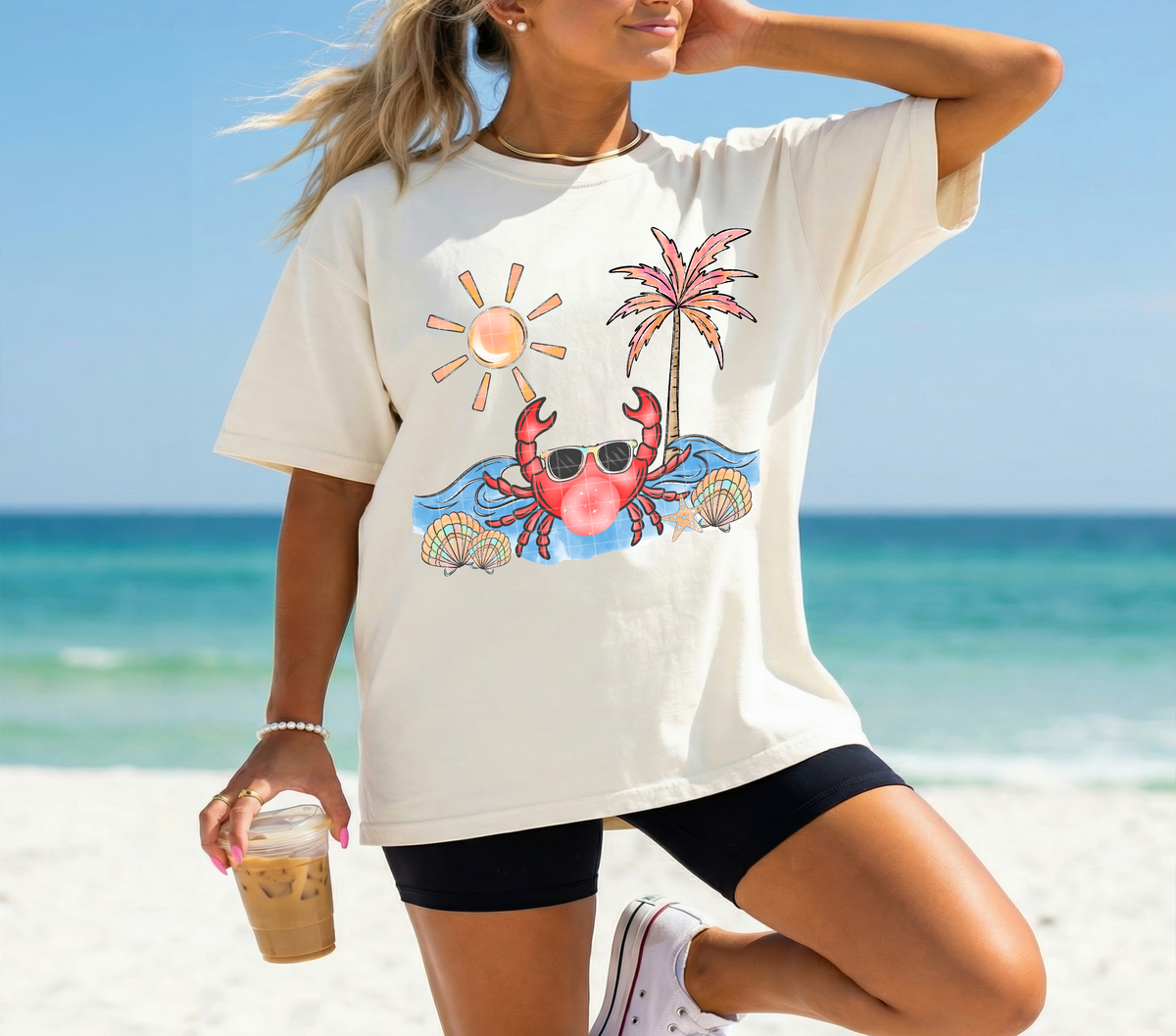 Beach crab (40e) DTF Transfer
