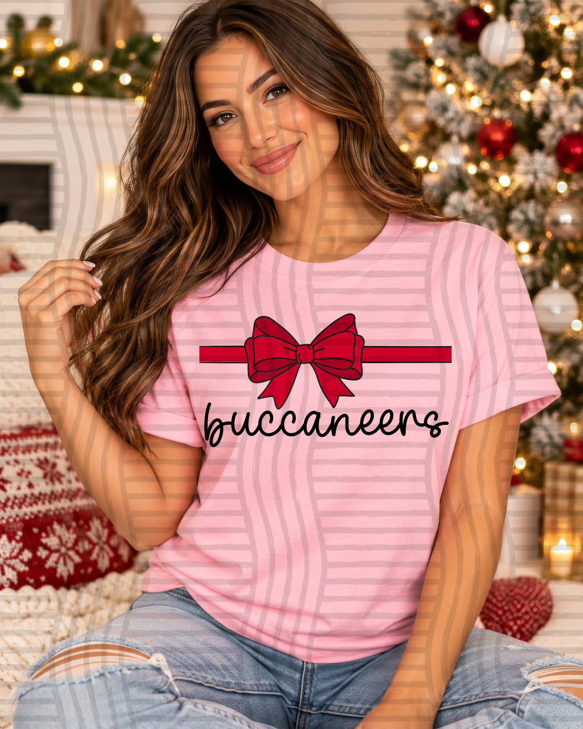 buccaneers simple bow (caplinger) DTF Transfer