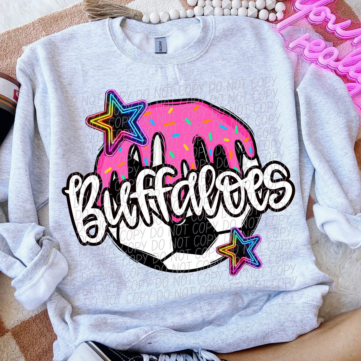 Dripping SOCCER Buffalos (CITY) DTF transfer