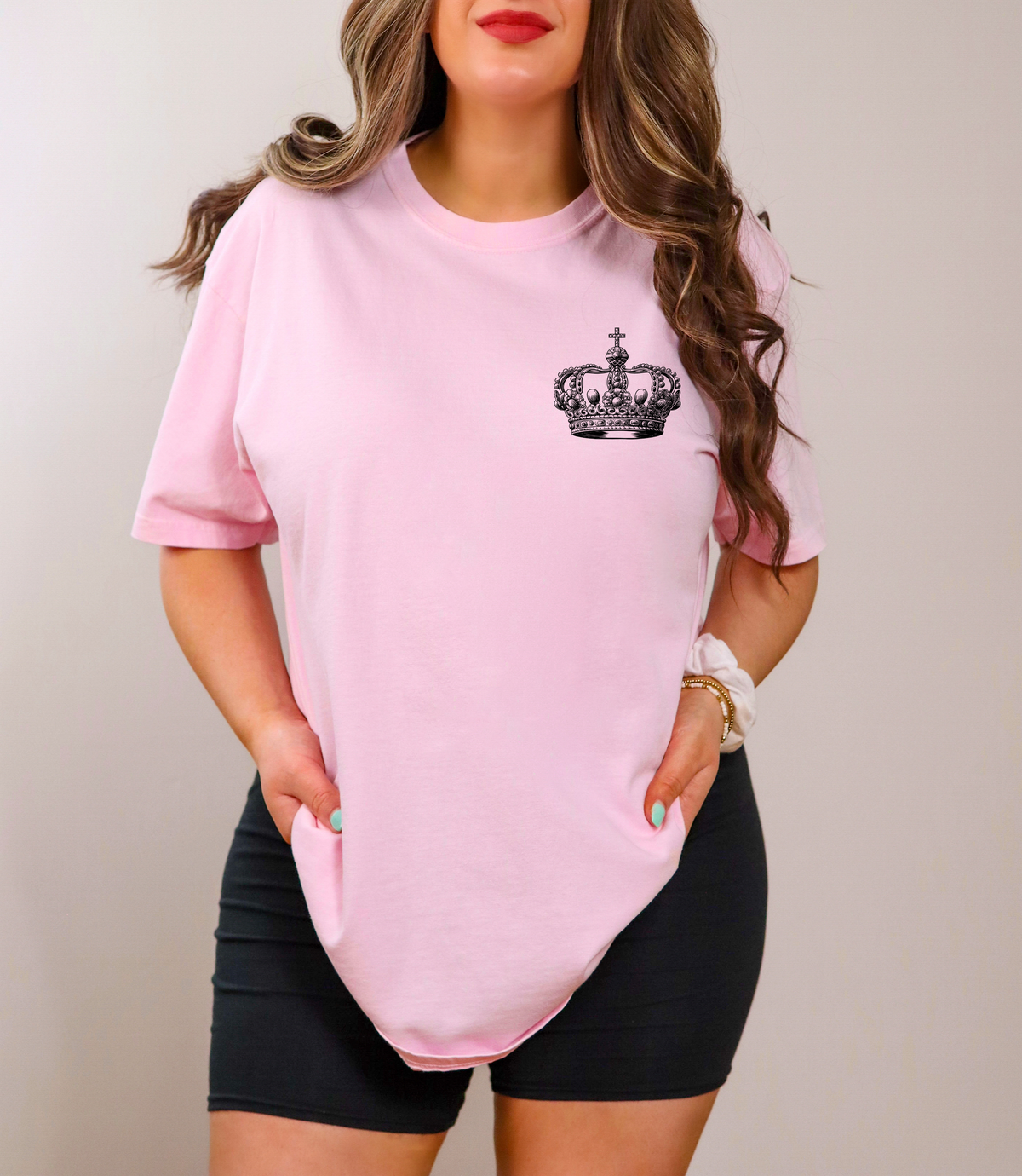 Build An Empire with The Same Bricks That were Thrown At You Crown and Sword Pocket Print 116796 DTF Transfer