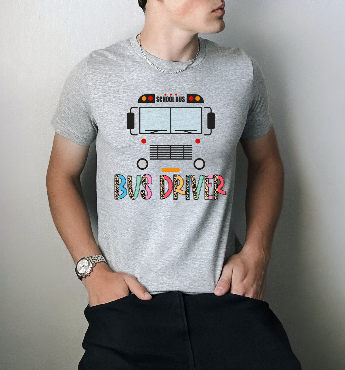 Bus Driver Boho Font 117125 DTF Transfer