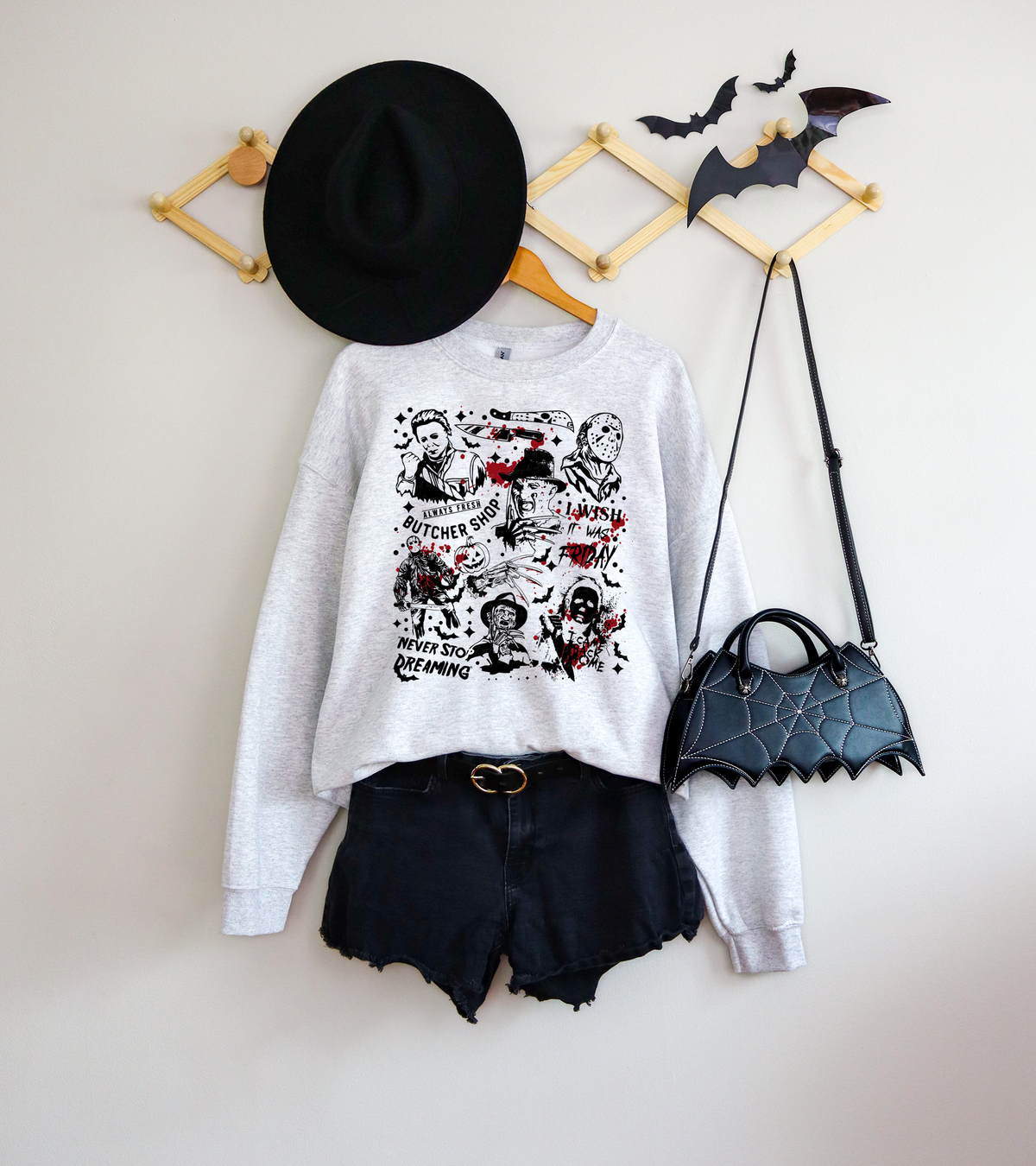 Butcher Shop Slasher Black Font 108861 DTF transfer