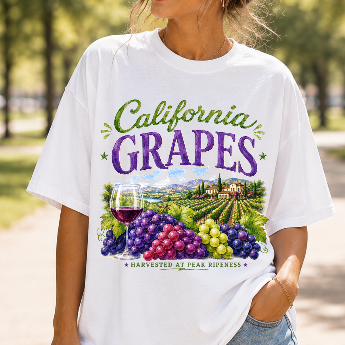 California grapes (Parker) DTF Transfer