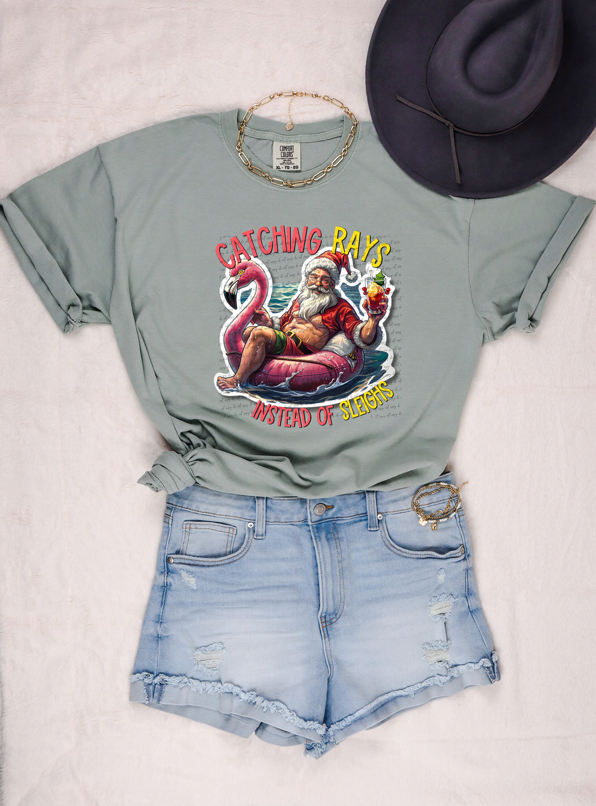 Catching Rays Instead Of Sleighs 42735 DTF transfer