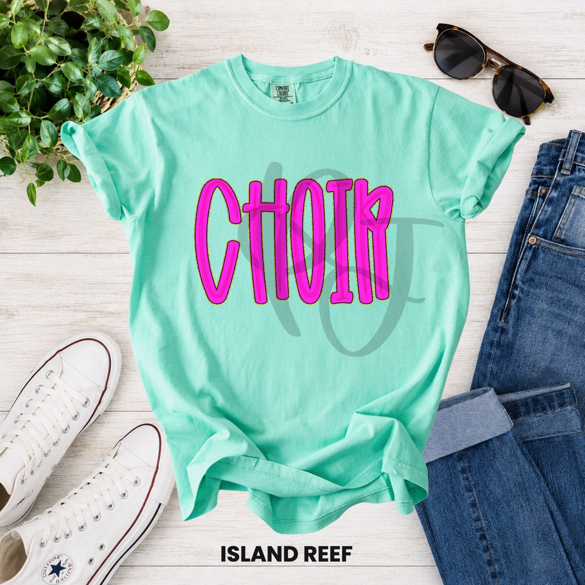 Choir bright pink (Parker) DTF transfer