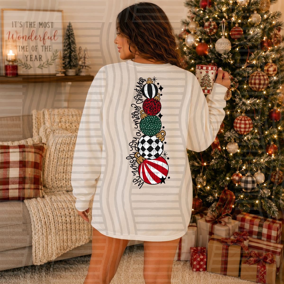 We wish you a Merry Christmas (BACK) (Caplinger) DTF Transfers