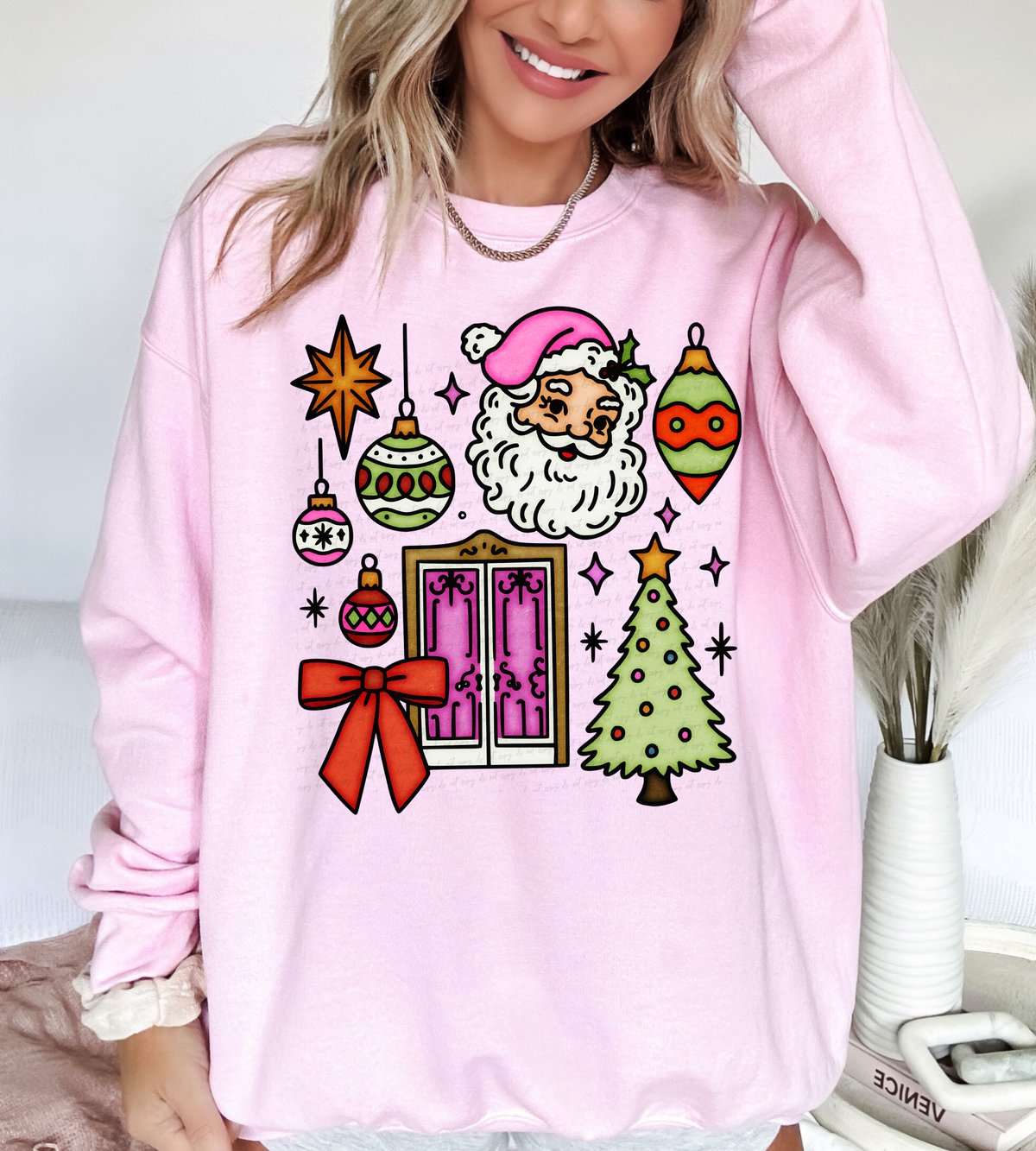 Christmas Decor Santa 108737 DTF transfer