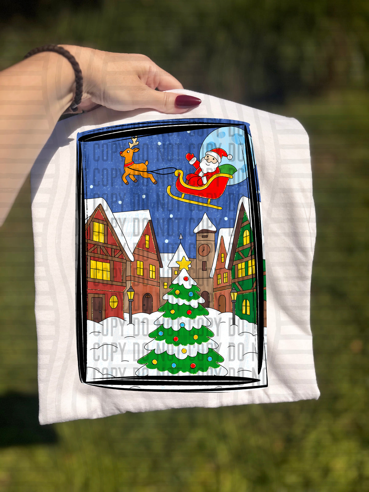 Christmas Town (caplinger) DTF transfer