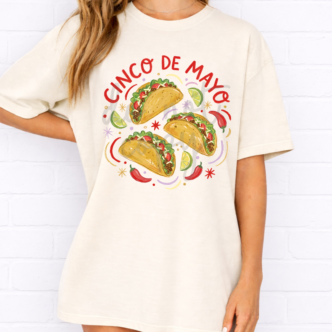 Cinco de mayo tacos (Parker) DTF Transfer