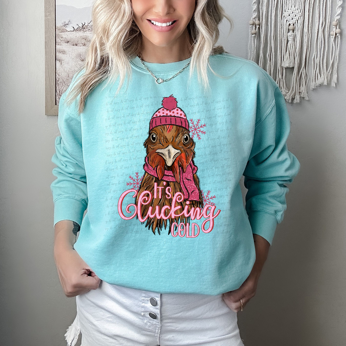 It's Clucking Cold Chicken 117031 DTF Transfer