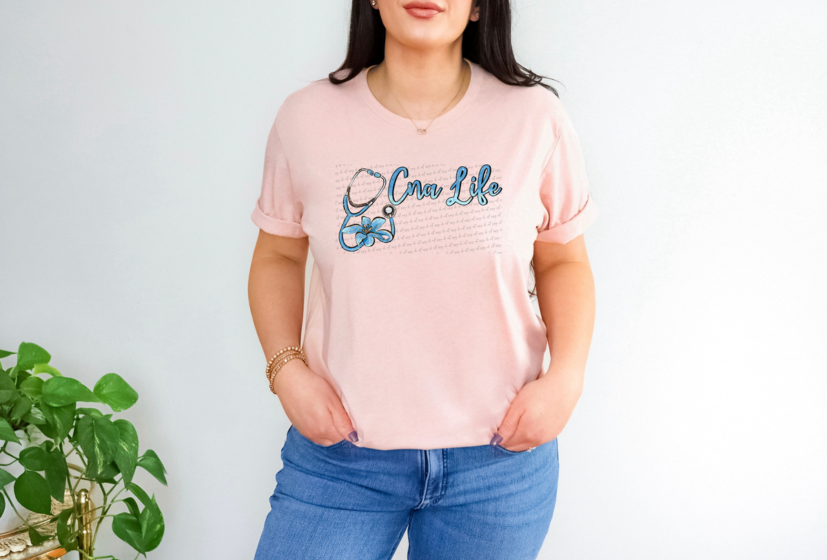 Cna Life Blue Stethoscope 42464 DTF transfer