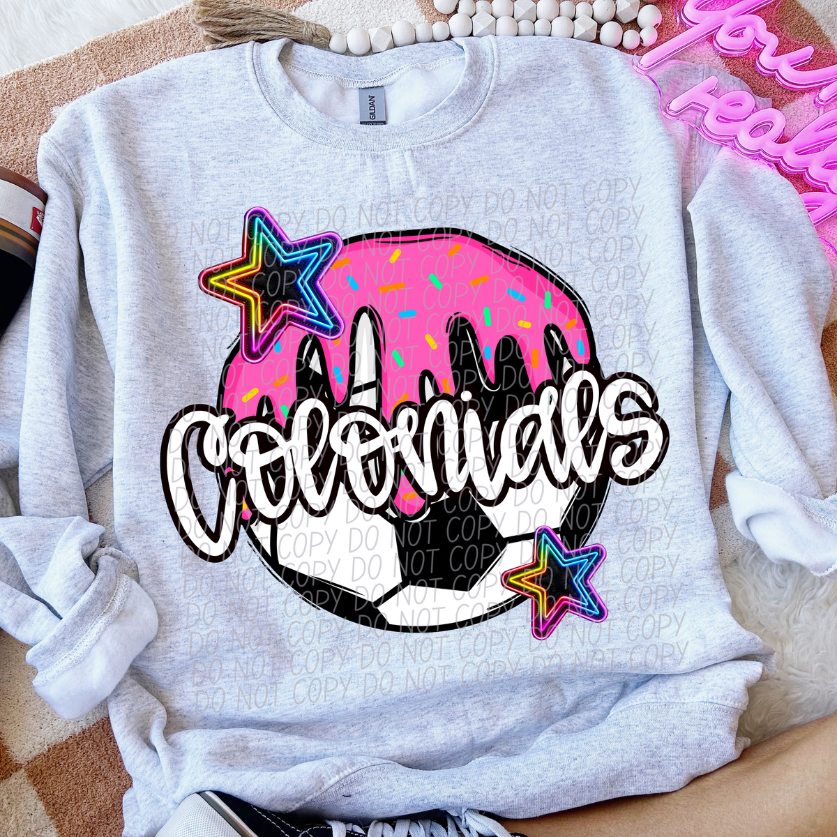 Dripping SOCCER Colonials (CITY) DTF transfer