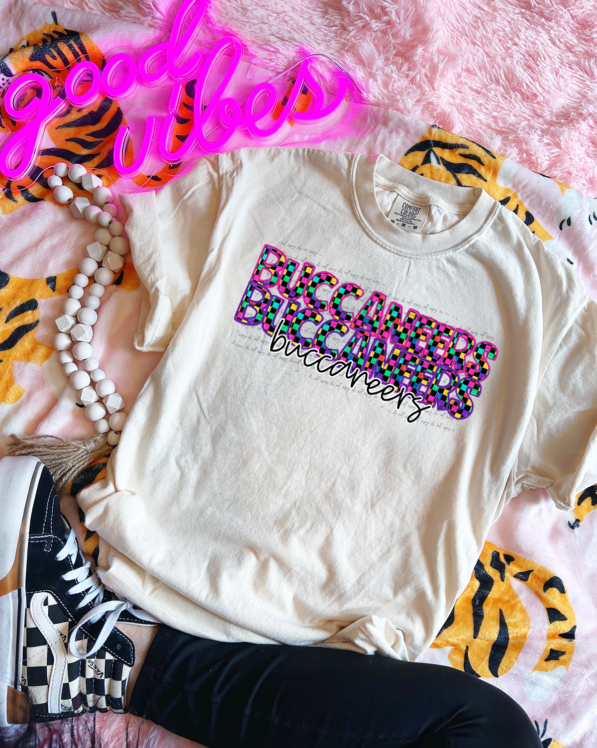 Buccaneers Colorful Checkered 74977 DTF Transfer