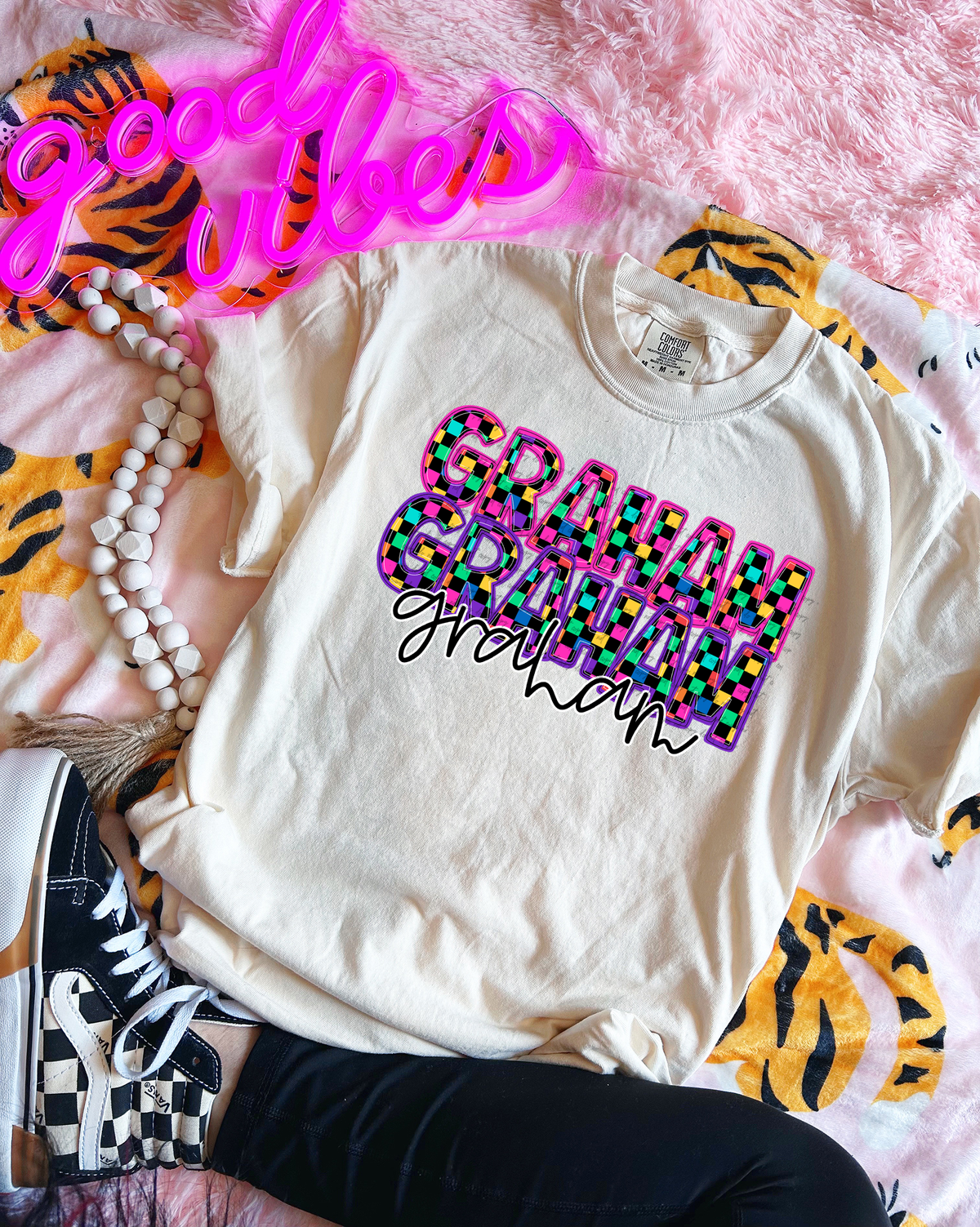 Graham Colorful Checkered 74995 DTF Transfer