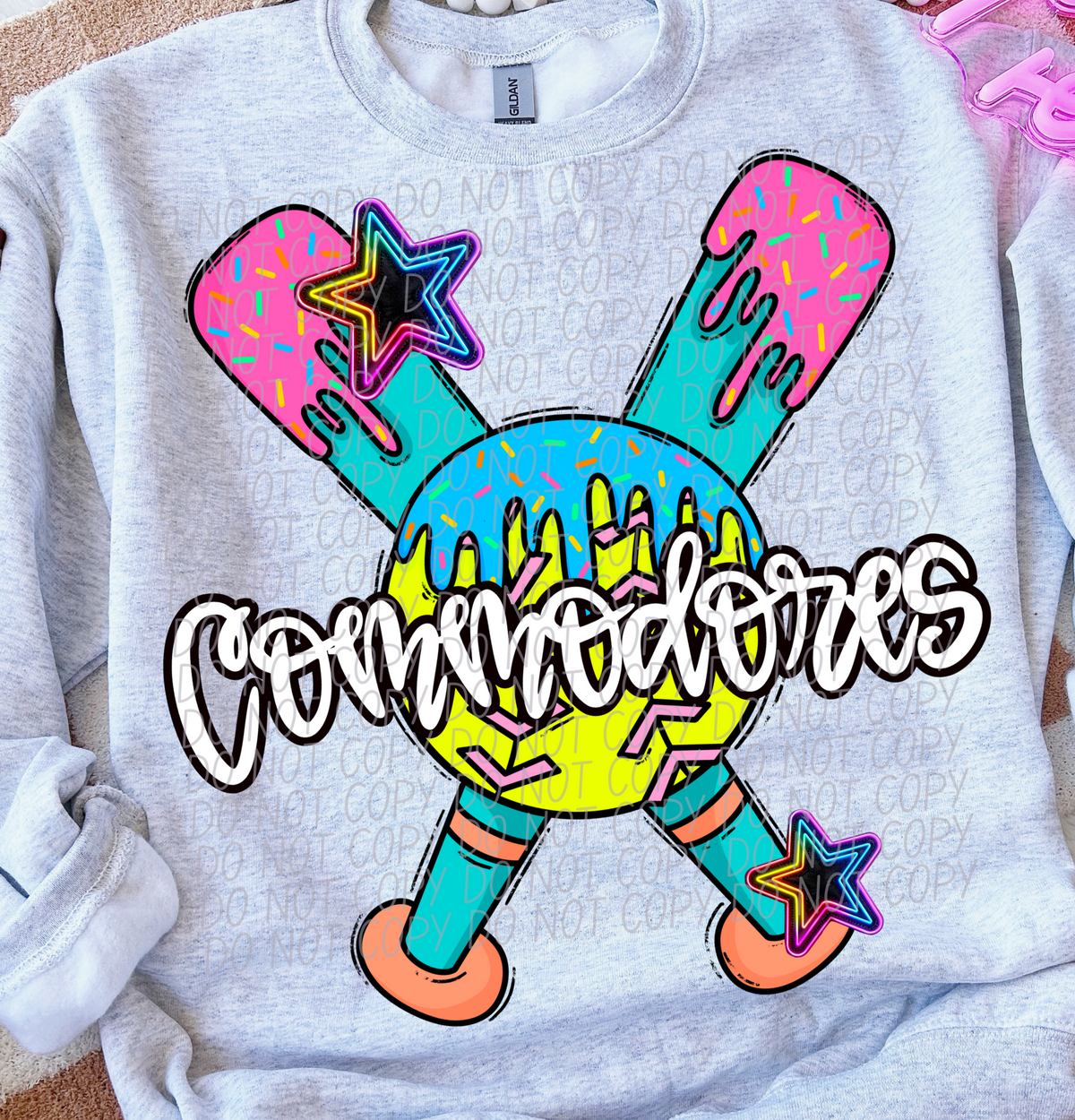 Dripping softball Commodores (CITY) DTF transfer