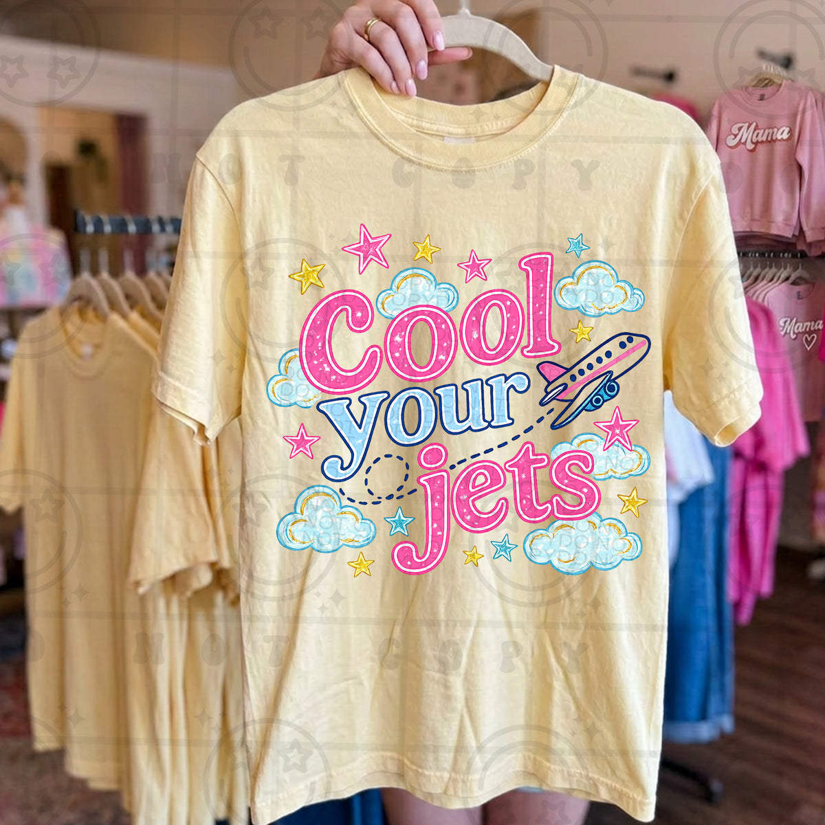 Cool your jets airplane (HW) DTF Transfer