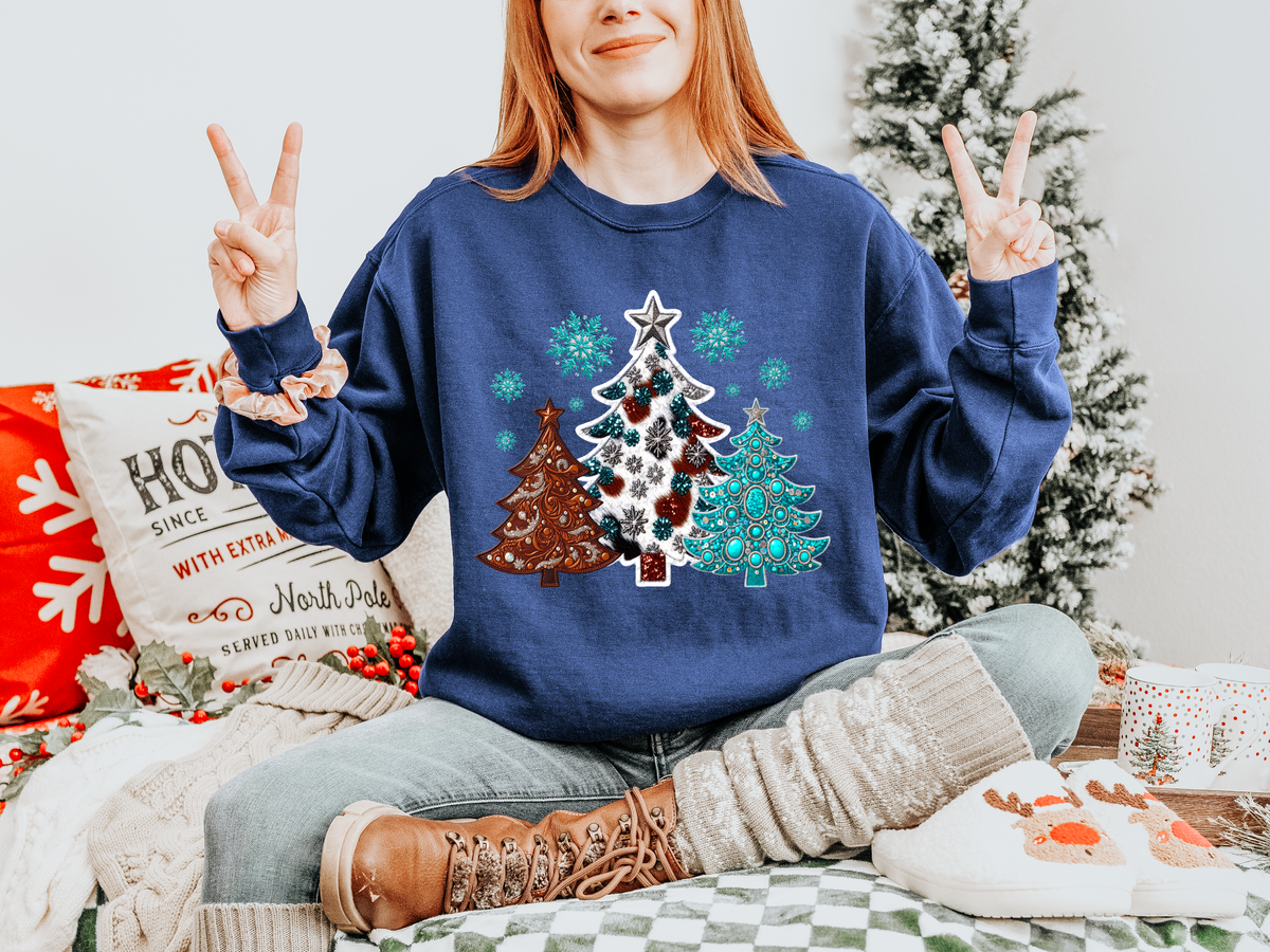 Country Christmas Tree 69476 DTF transfer