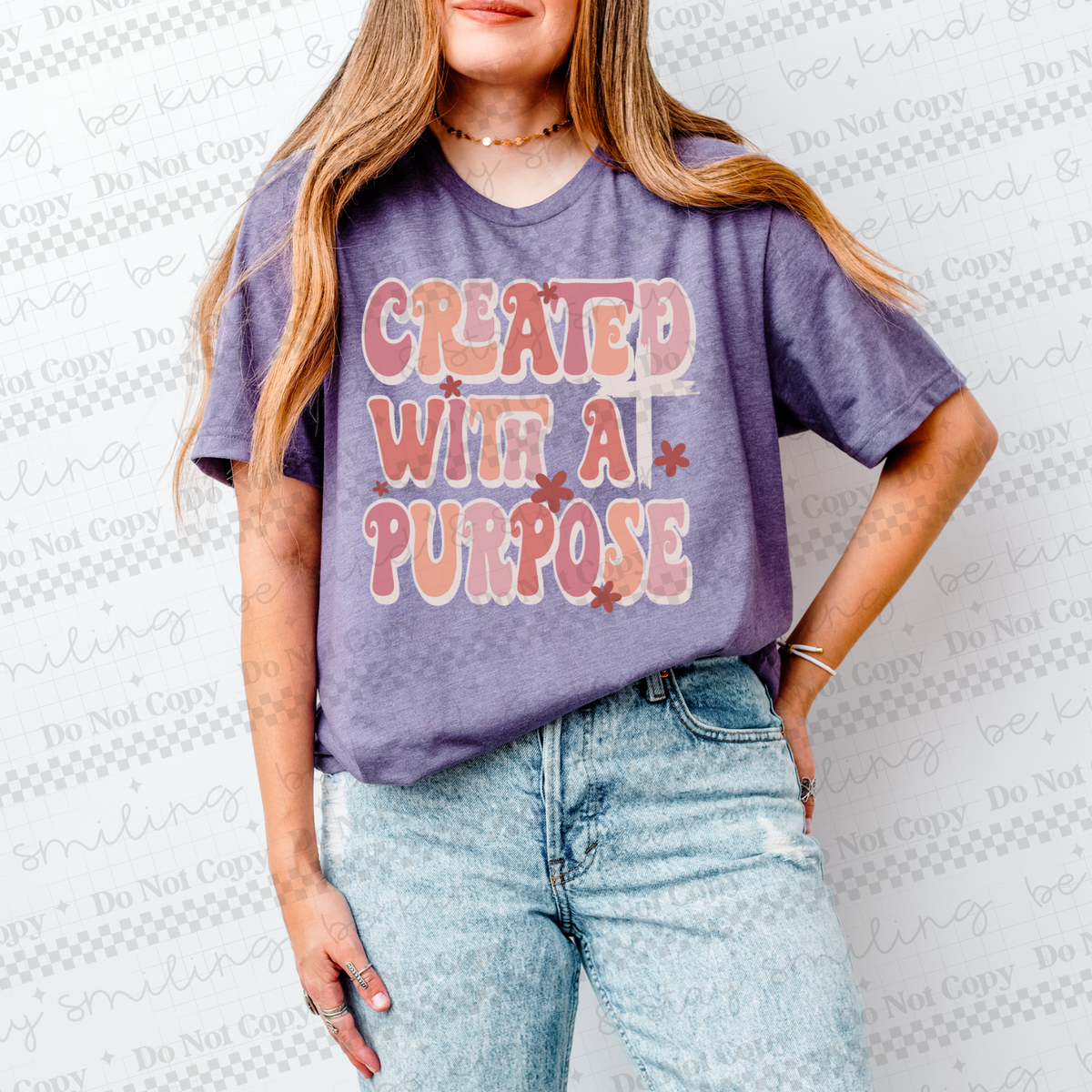 Created with a purpose (CMLD) 107085 DTF transfer