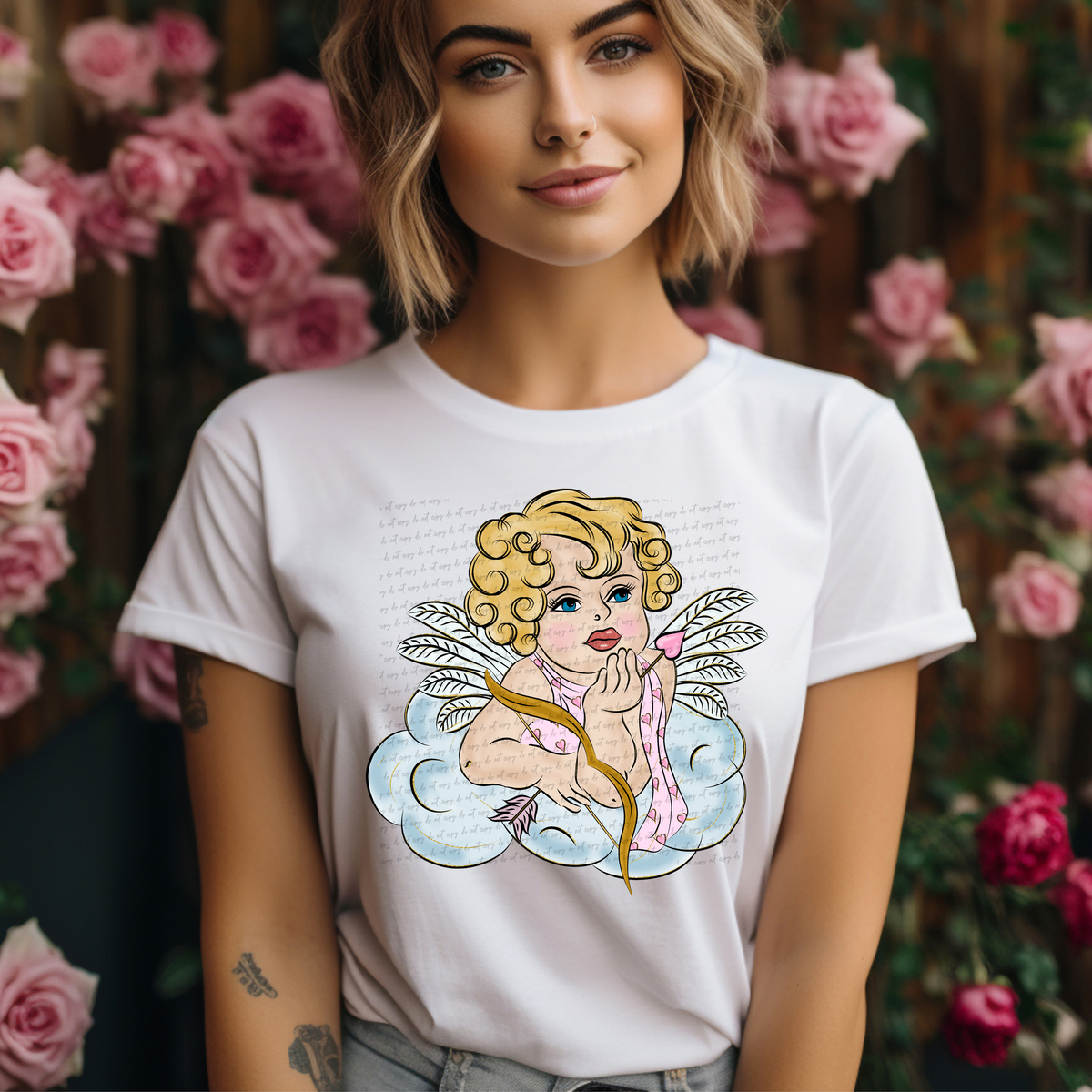 Thinking Cupid 81469 DTF Transfer