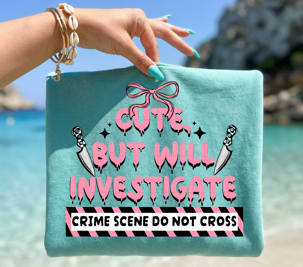 Cute but will investigate pink and black (Linda) DTF Transfer