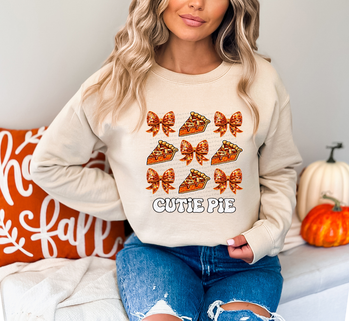 Cutie Pie Grid Faux Sequin White 69481 DTF transfer