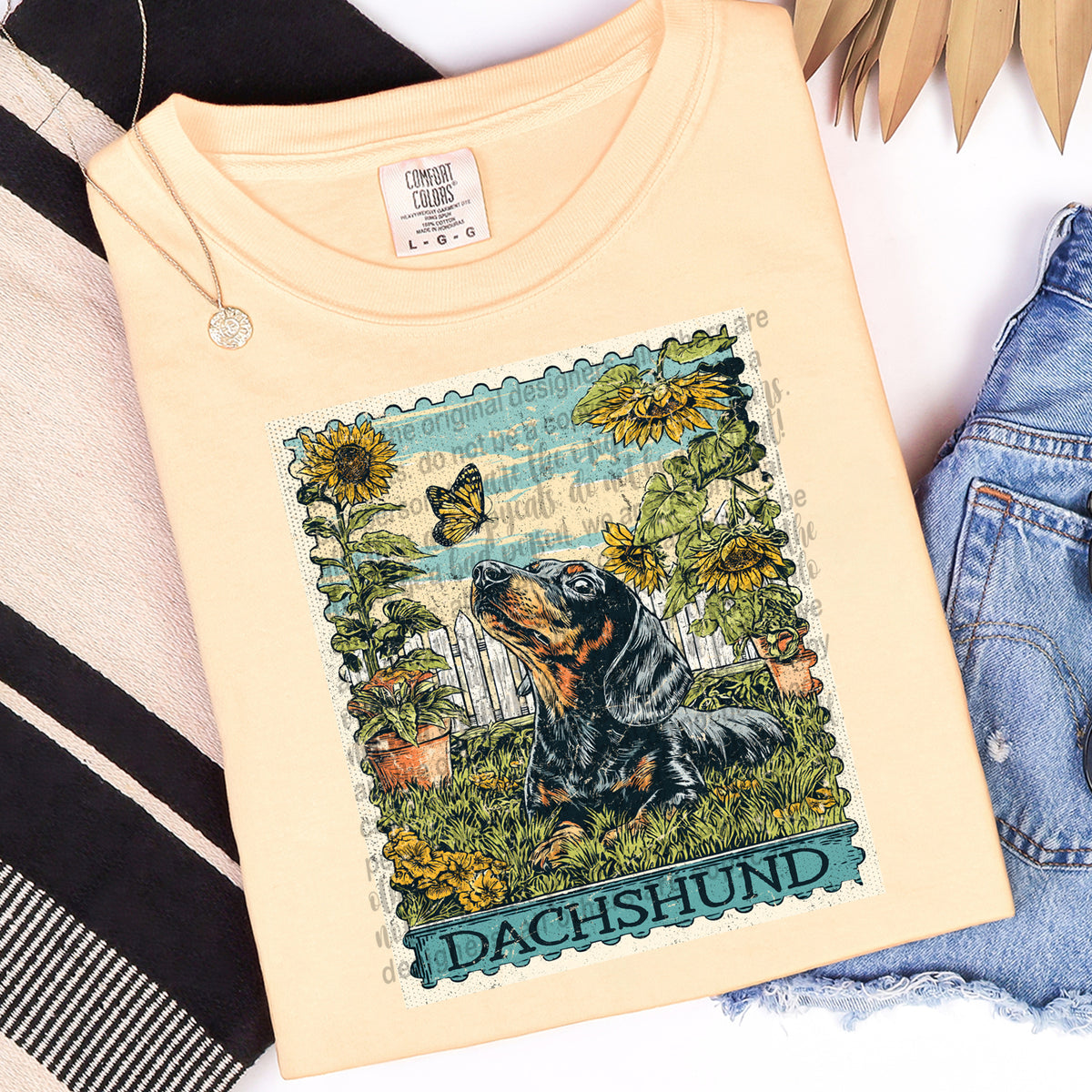 Dachsund ShortHair stamp (TTD) DTF transfer