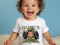 Daddy's Hunting Buddy Curly Hair 54288 DTF transfer