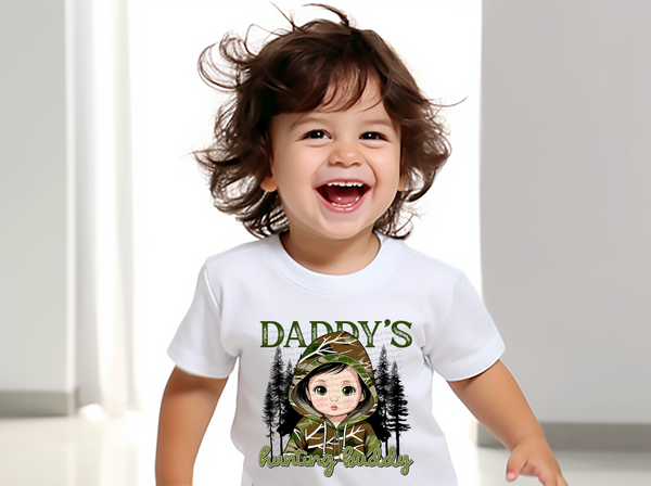 Daddy's Hunting Buddy Black Hair 54289 DTF transfer