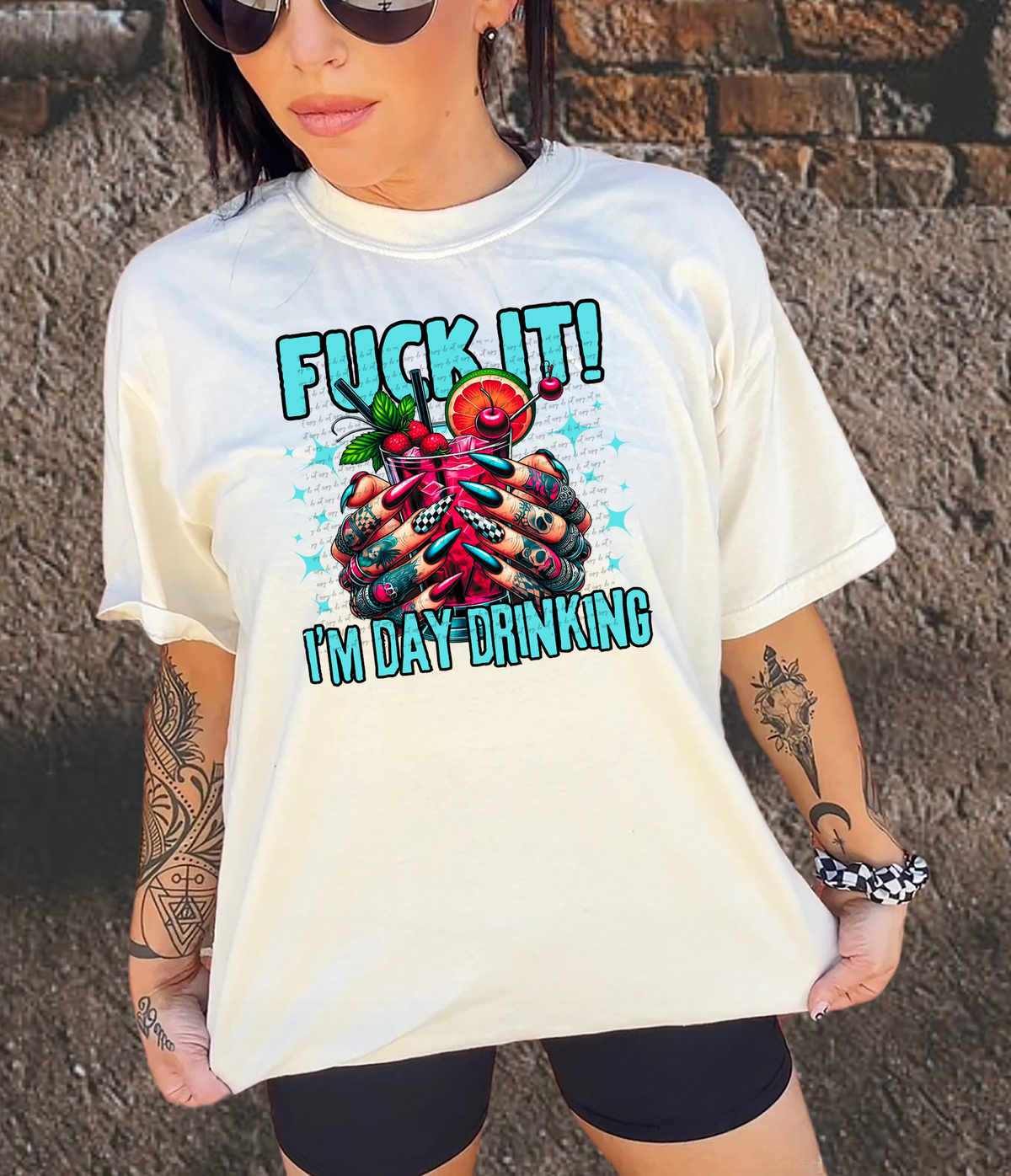 Fuck It I'm Day Drinking 42006 DTF transfer