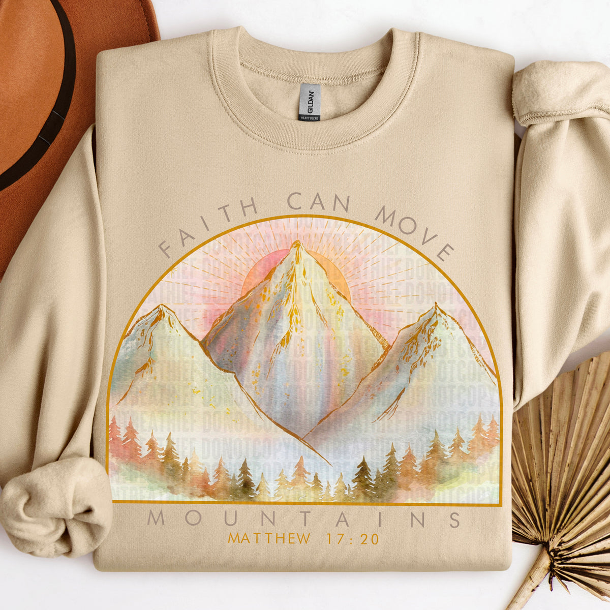 Faith Can Move Mountains Matthew 17:20 111283 DTF transfer