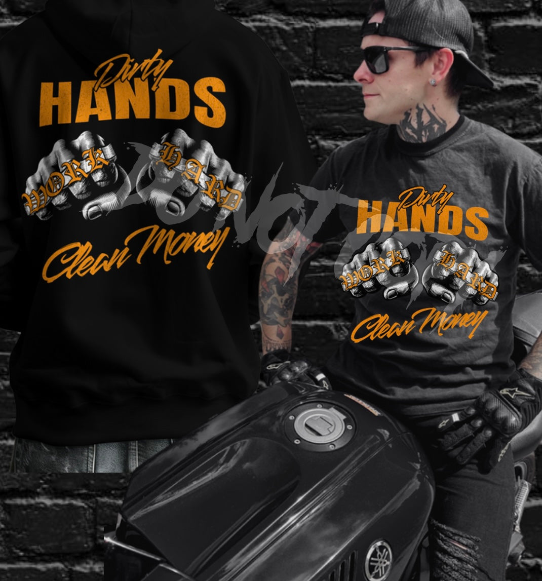 Dirty hands clean money 103768 DTF transfer