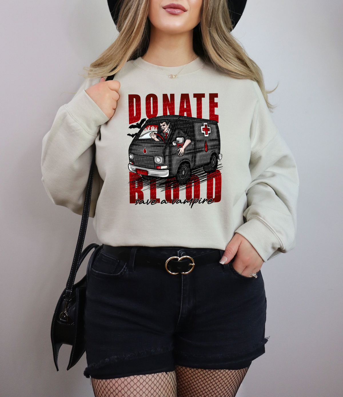 Donate Blood Save A Vampire 42945 DTF transfer