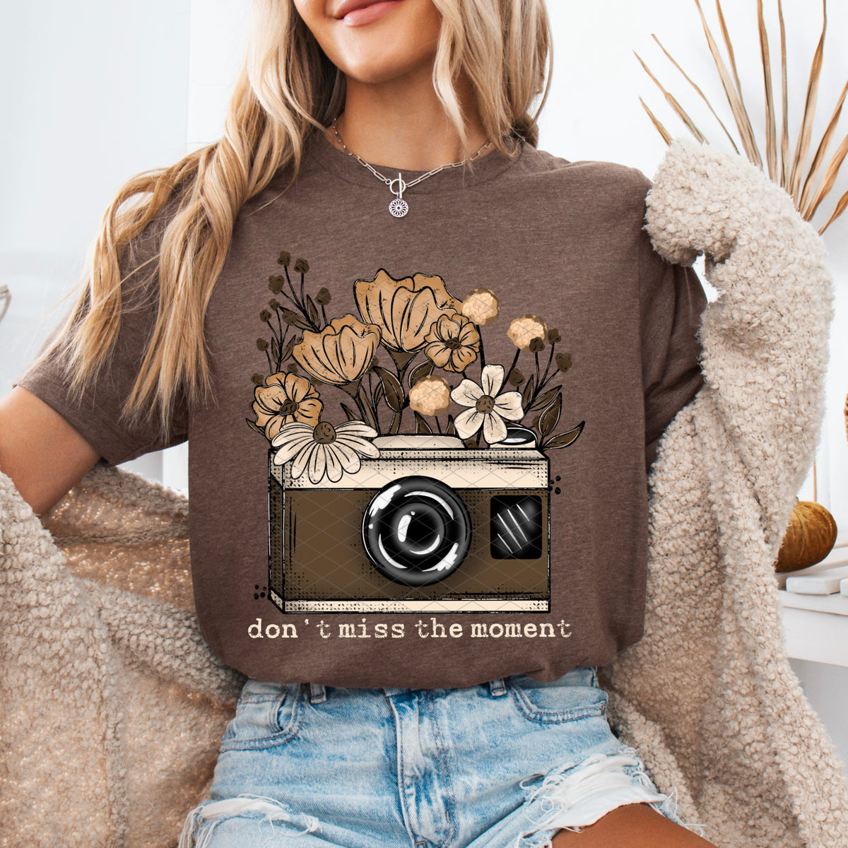 Don't miss this moment camera CREAM (SDD) DTF Transfer