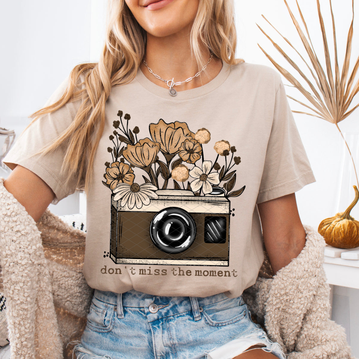 Don't miss this moment camera BROWN (SDD) DTF Transfer