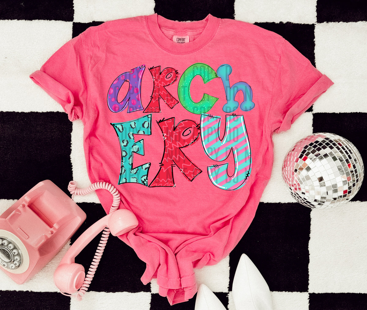 Doodle Archery 71443 DTF transfer