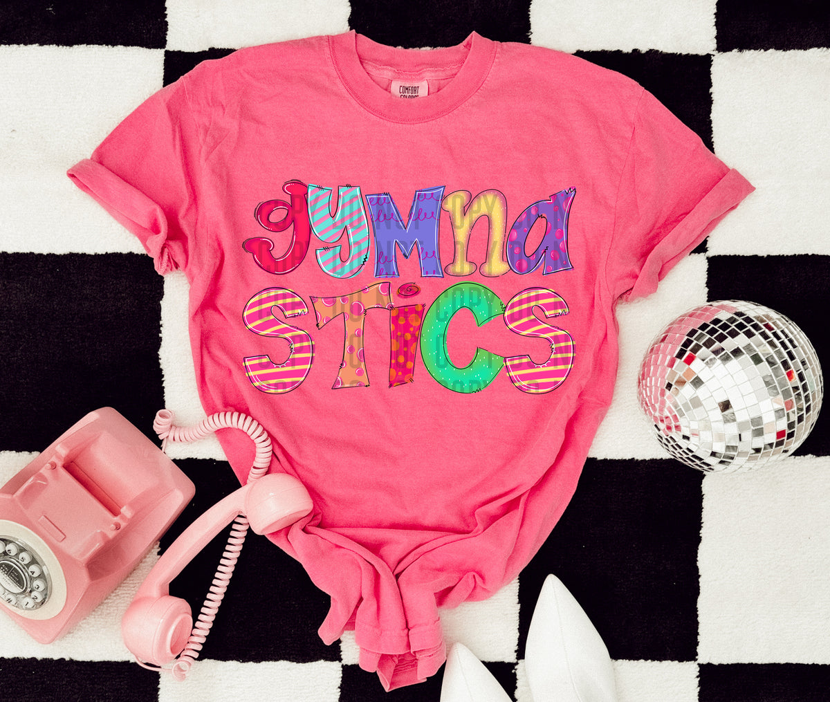 Doodle Gymnastics 71451 DTF transfer