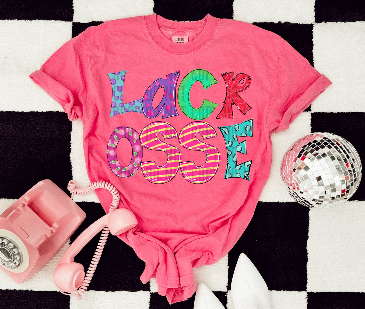 Doodle Lacrosse 71453 DTF transfer