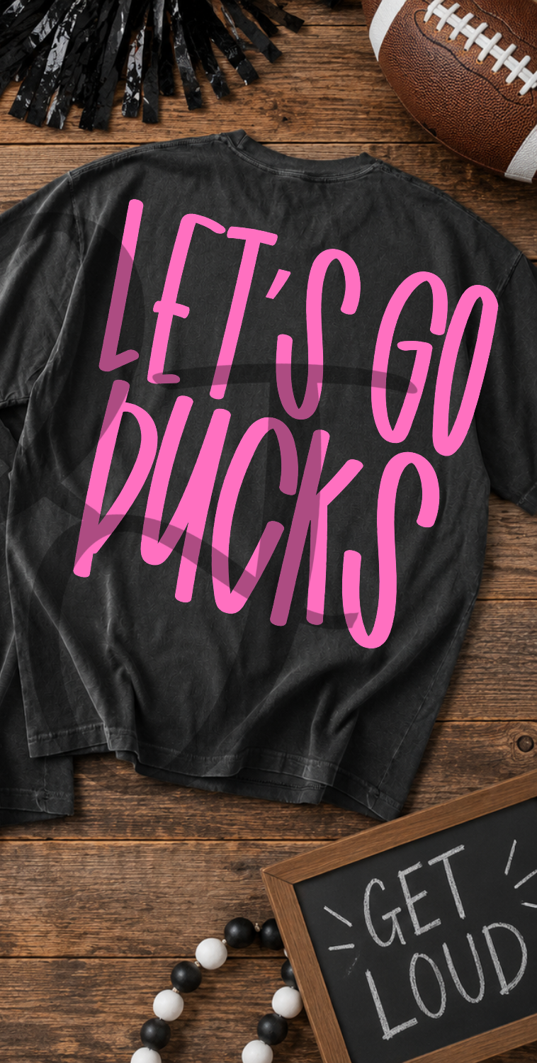 Lets go ducks- pink (Parker) DTF Transfer