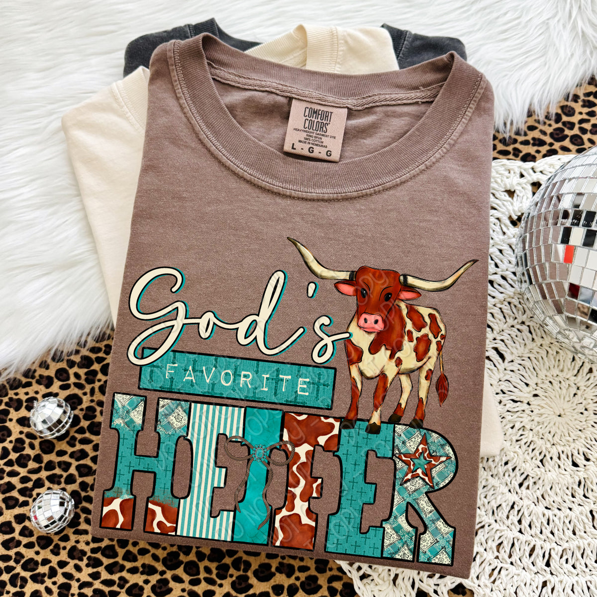 God's favorite heifer (DWS) DTF Transfer