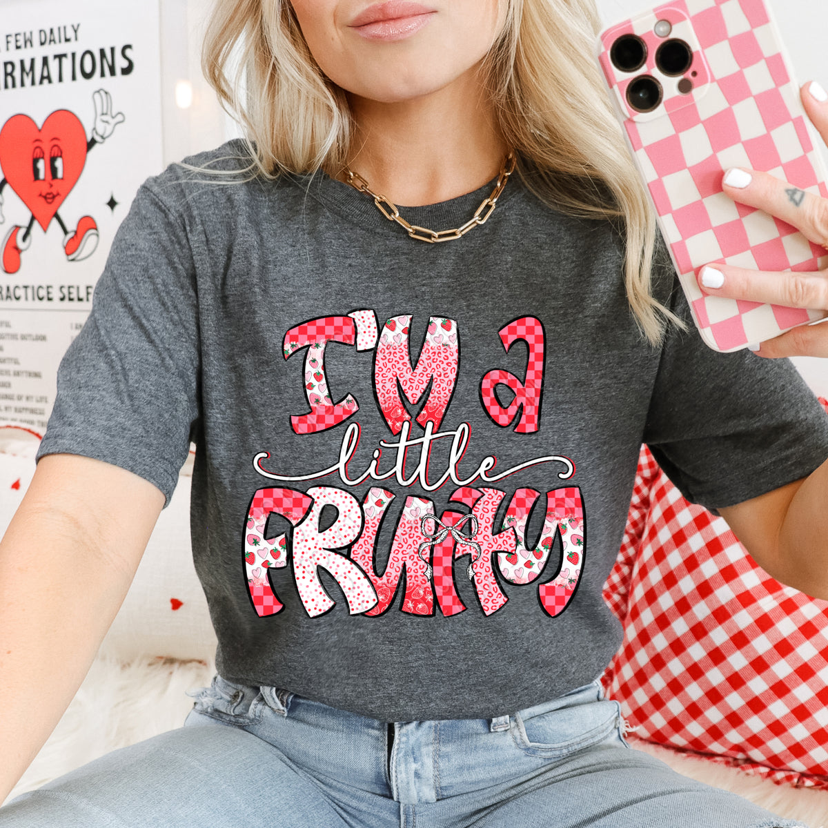 I'm a little fruity strawberry (DWS) DTF Transfer