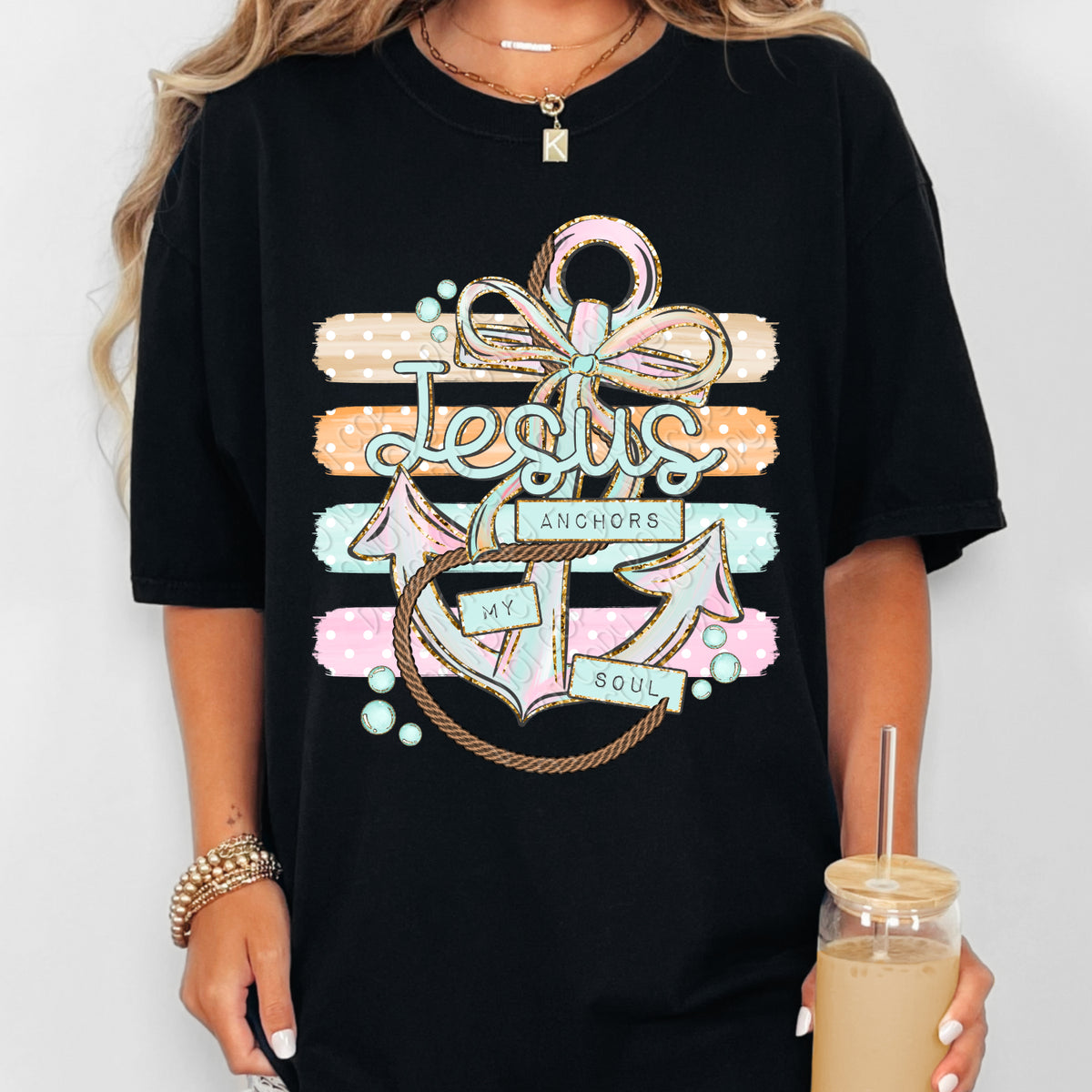 Jesus anchors my soul (DWS) DTF Transfer