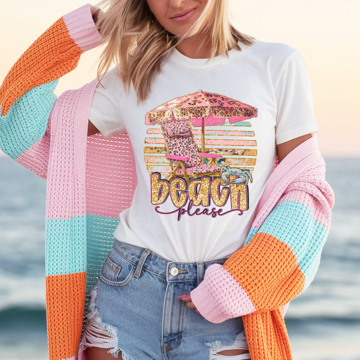 Beach please 103489 DTF transfer