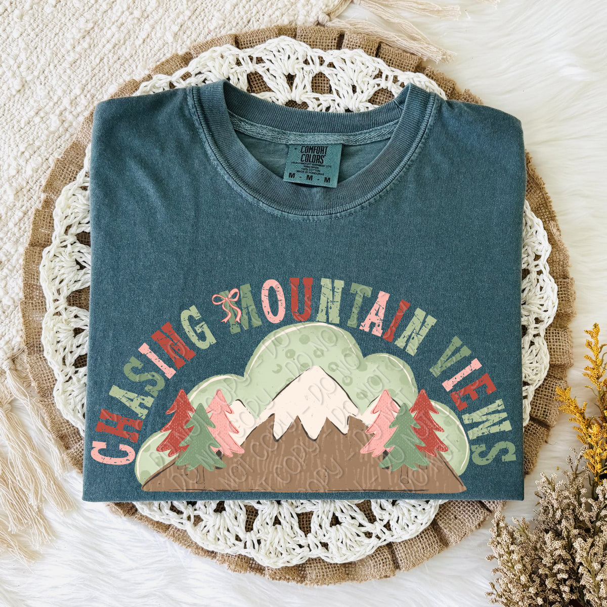 Chasing mountain views DWS DTF Transfer