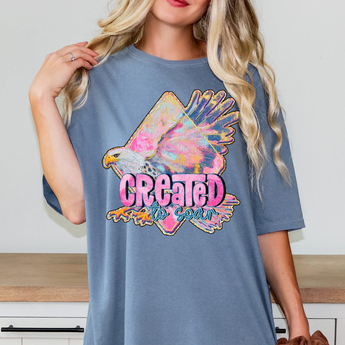 Created to soar 103492 DTF transfer
