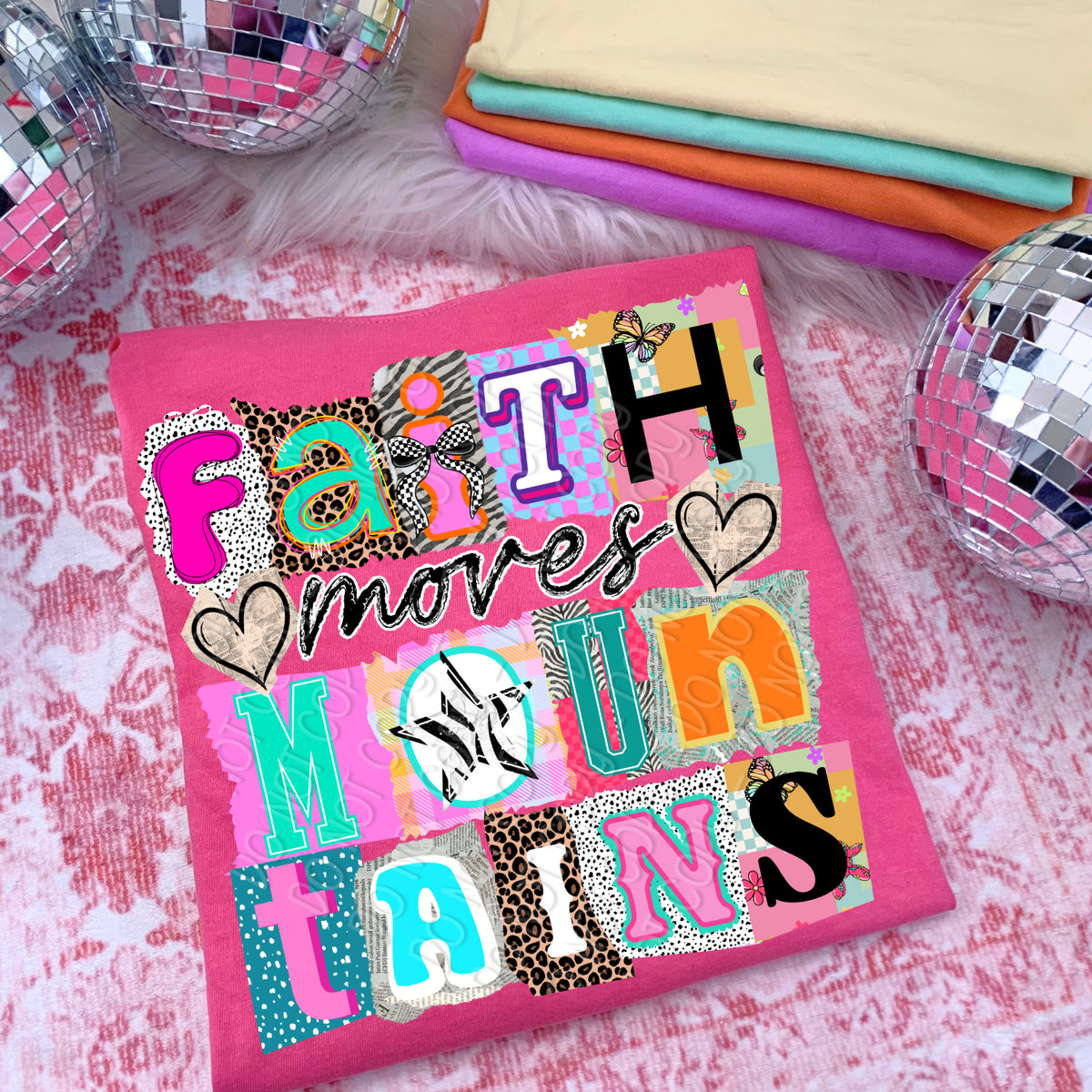 Faith moves mountains (DWS) DTF Transfer