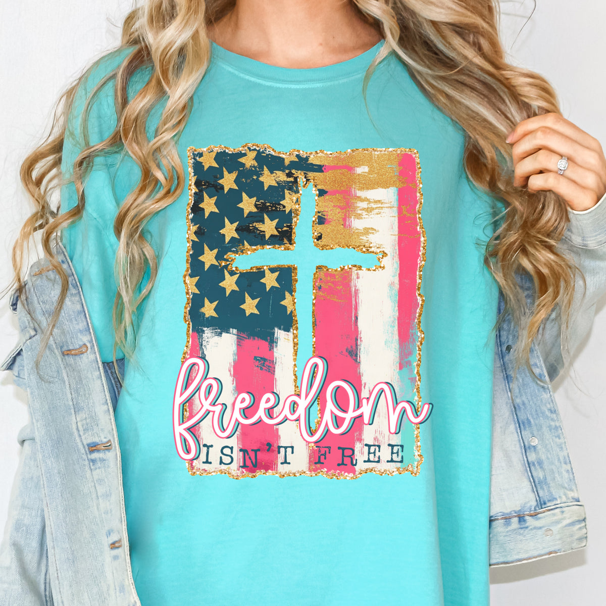 Freedom isn't free 103493 DTF transfer