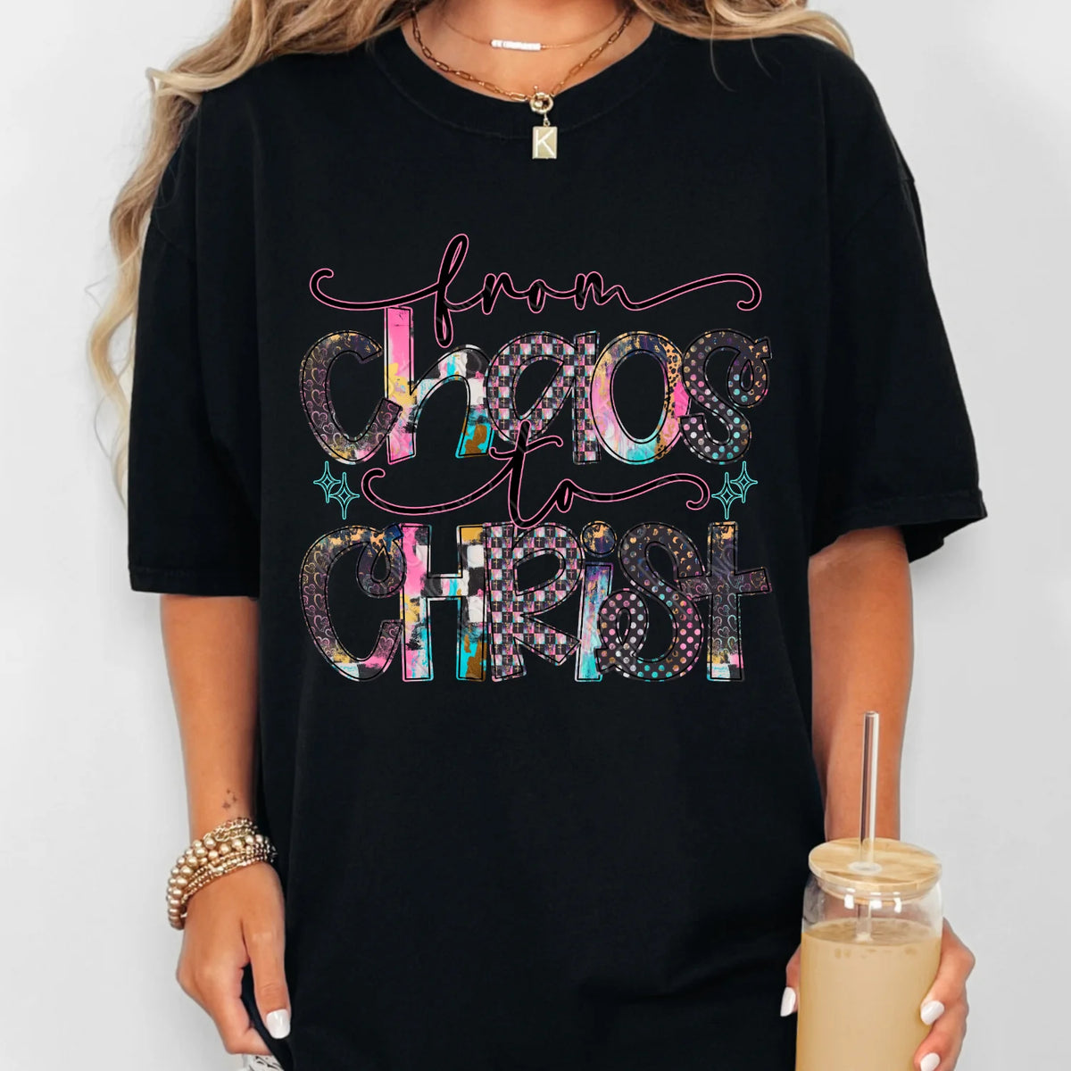 From chaos to christ (DWS) DTF Transfer