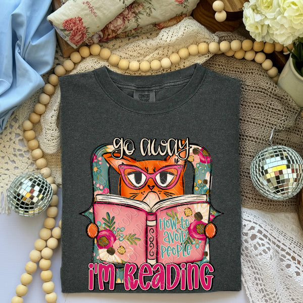 Go away I'm reading (DWS) DTF Transfer