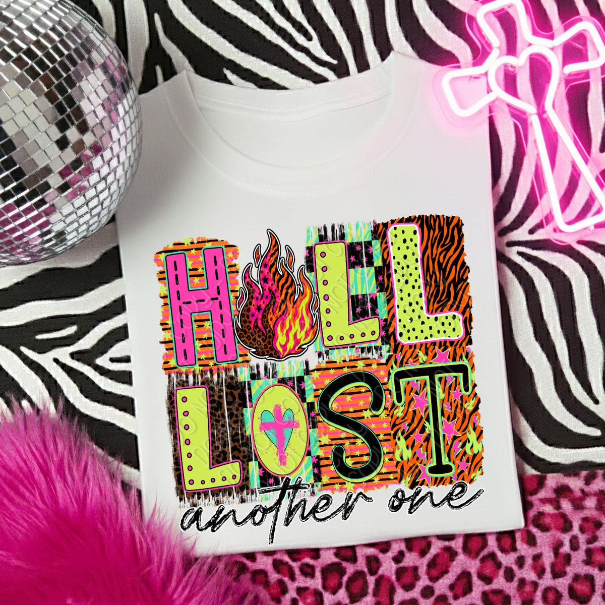 Hell lost another one magazine font (DWS) DTF Transfer