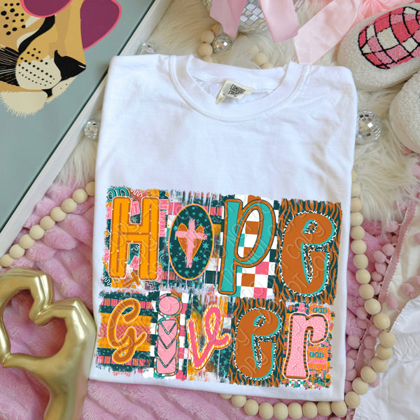Hope giver magazine font (DWS) DTF Transfer